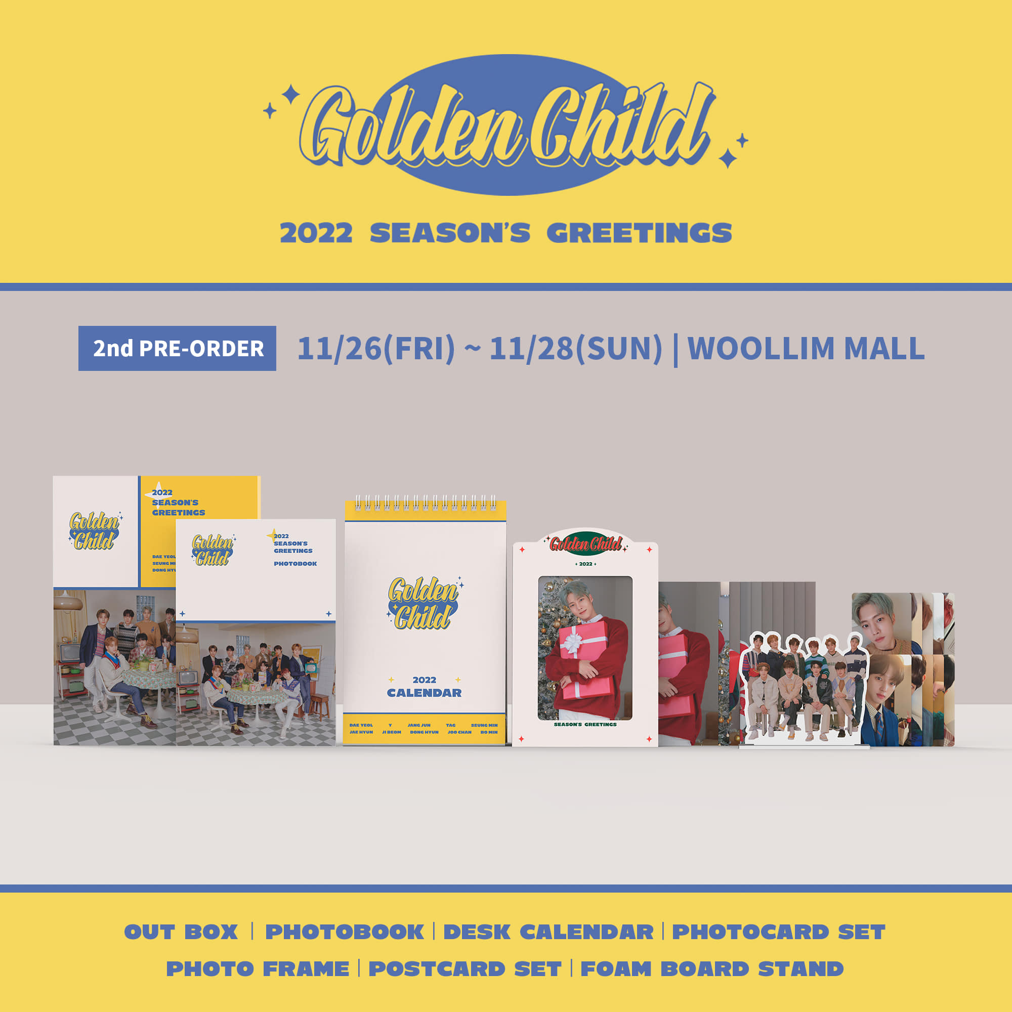 2022 GOLDEN CHILD SEASON&#039;S GREETINGS