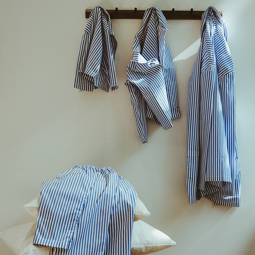 [FAMILY SET] STRIPE PAJAMAS | BLUE