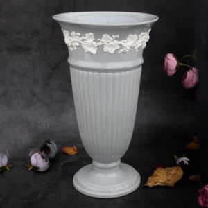 영국앤틱 웨지우드 퀸즈웨어 Wedgwood Cream on grey 화병,야드로,영국찻잔