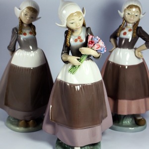 야드로 Lladro 네덜란드 소녀 Dutch Girl Ingrid 01005065,야드로,영국찻잔