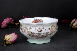 로얄덜튼 Royal Doulton 브램블리 헷지 Brambly Hedge 슈가볼,야드로,영국찻잔