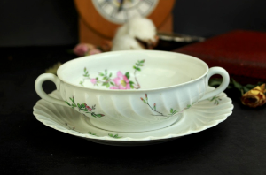 유럽앤틱 빈티지 하빌랜드 Haviland Limoges 리모지 슾볼앤소서,야드로,영국찻잔