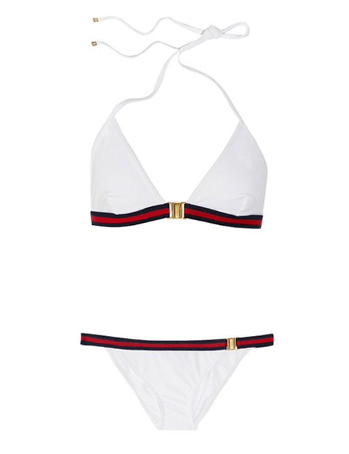 G. SIGNATURE THREELINE BIKINI_WHITE