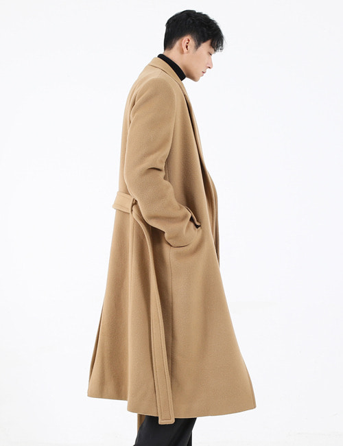 B. OVERSIZE WOOL GOWN COAT_CAMEL