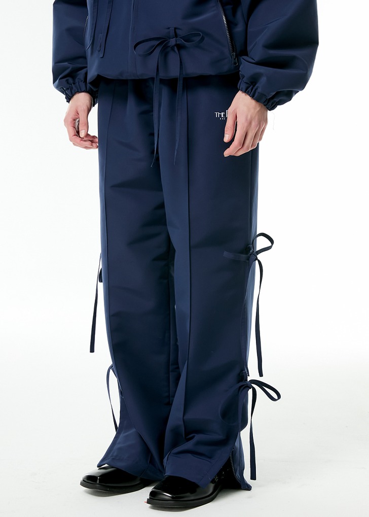 ribbon training pants (navy)