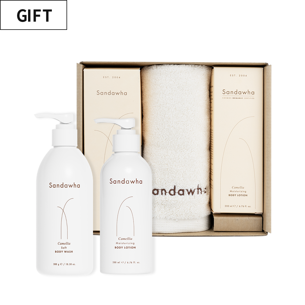 Camellia Body Care 2 types gift set (Body Wash + Body Lotion)