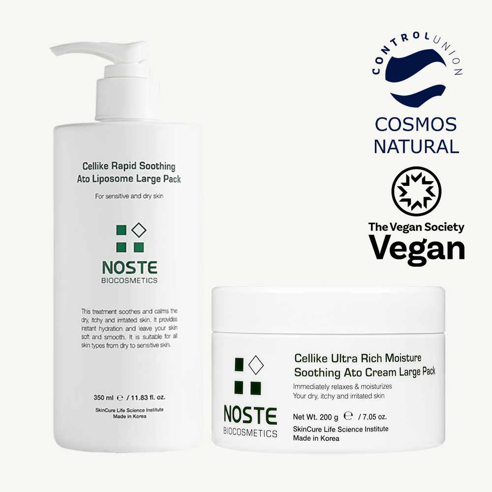 [2-piece set] Ato 2-piece set (Small / Large) : Liposome Lotion 1 piece + Cream 1 piece