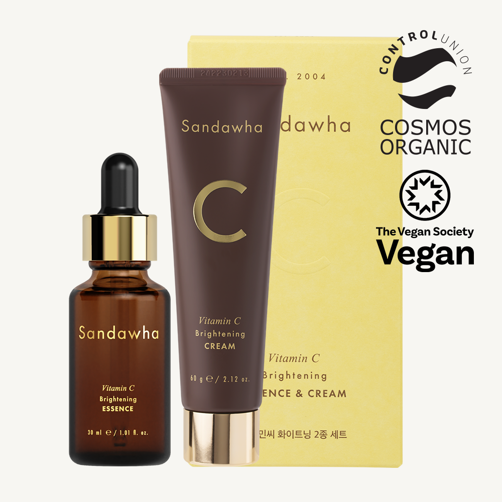 Vitamin C Whitening 2-piece set (Essence + Cream)