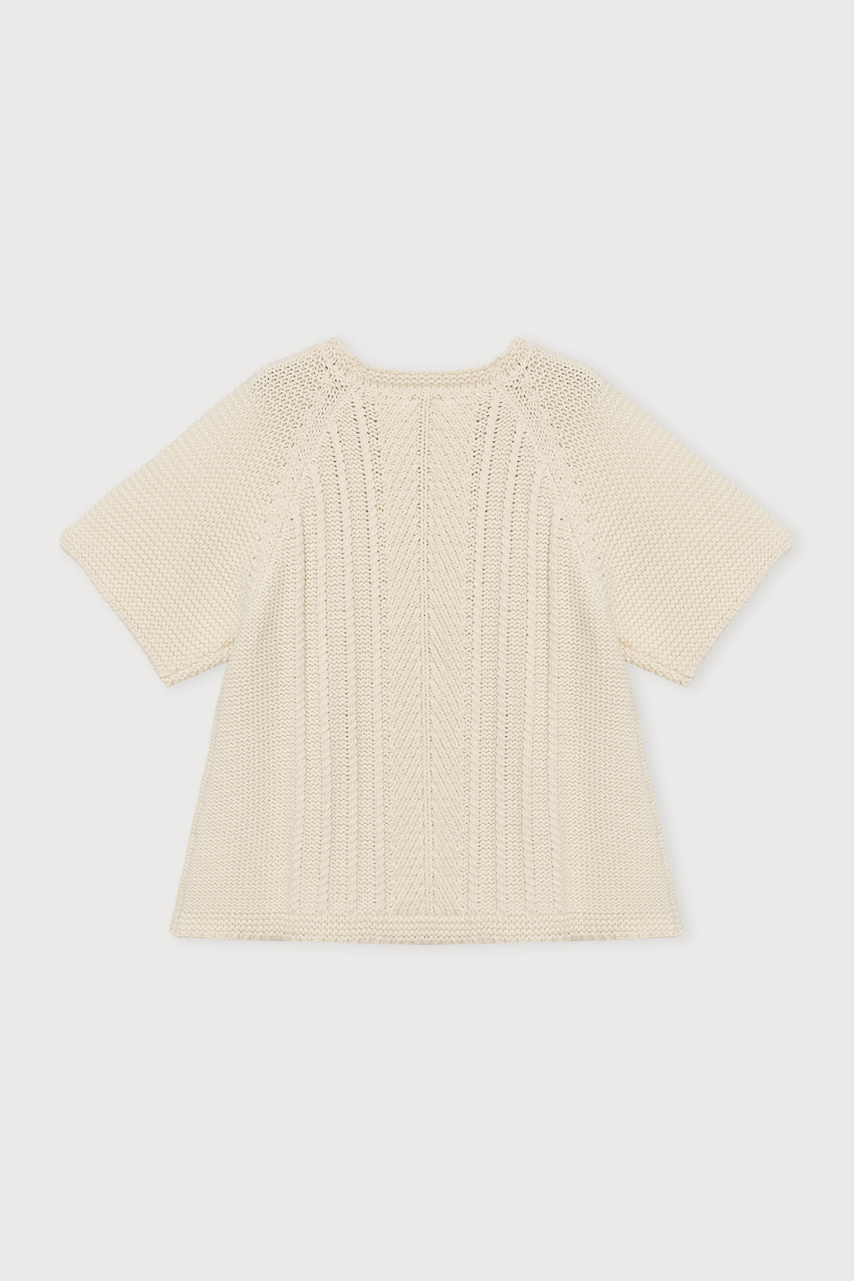 FLARE HALF SLEEVE KNIT