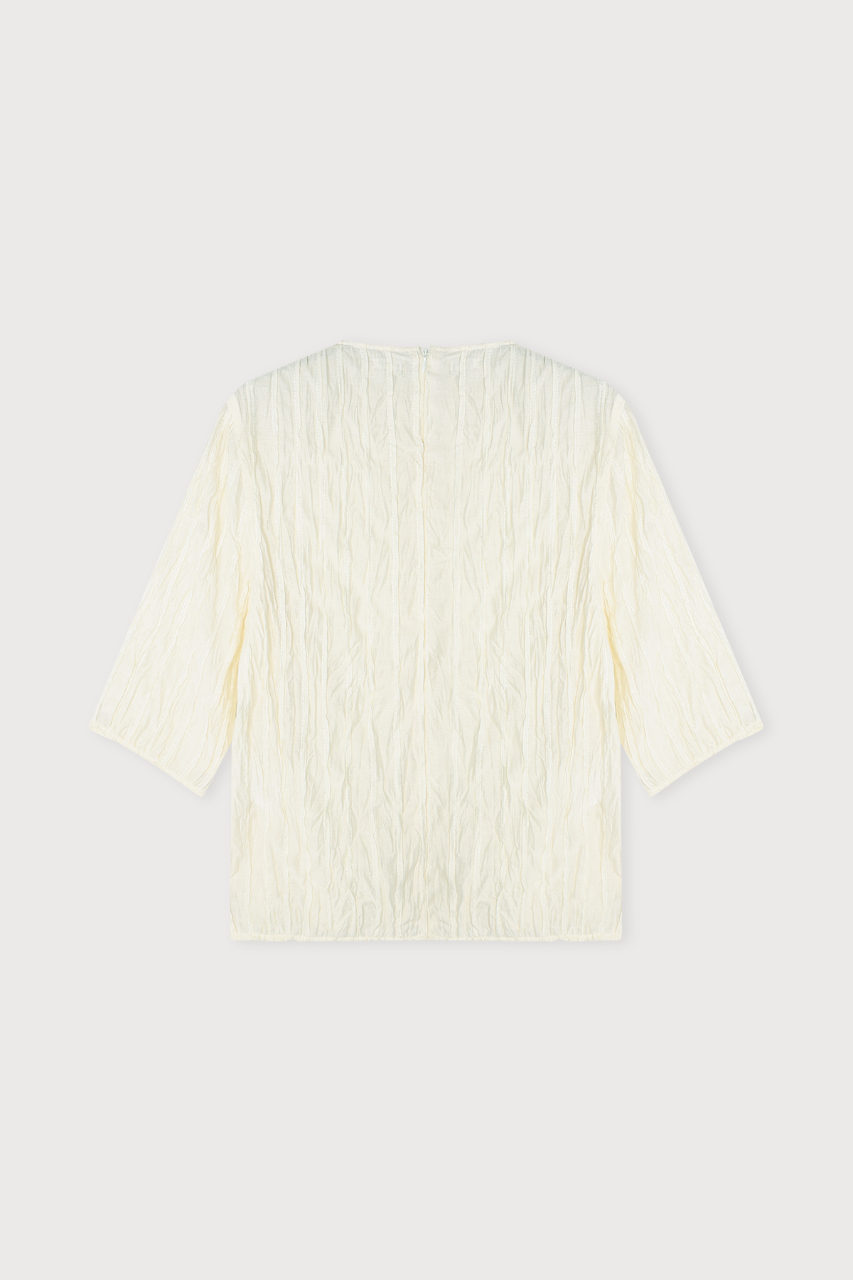 WRINKLE HALF SLEEVE TOP - ETHOS