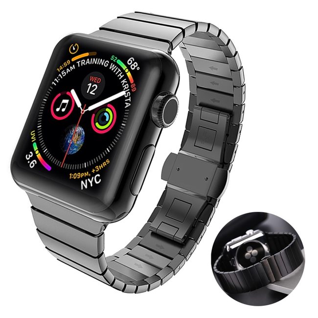 애플 워치 밴드 스트랩 6 5 44MM 40MM 4 3 2 스테인레스 스틸 링크 팔찌 벨트 IWATCH 42MM 38MM 액세서리