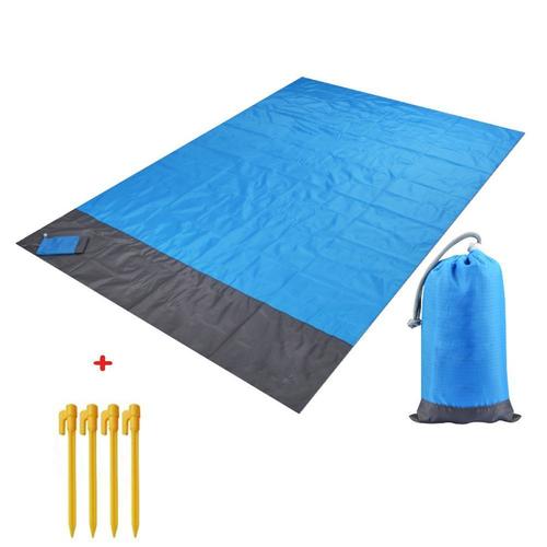 1 세트 접이식 야외 비치 매트 캠핑 대형 방수 바닥 담요 용품 피크닉 텐트 SPIK O3X5