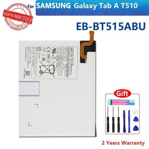 삼성 갤럭시 탭 T510 태블릿에 100% 오리지날 6150mAh EBBT515ABU 배터리 선물 도구와 고품질 배터리