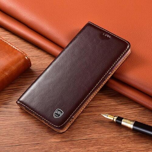 삼성 천연가죽 케이스 Luxury Cowhide Genuine Leather Case For Samsung Galaxy S20 FE S10 S10E S9 S8 S7 S6 edge