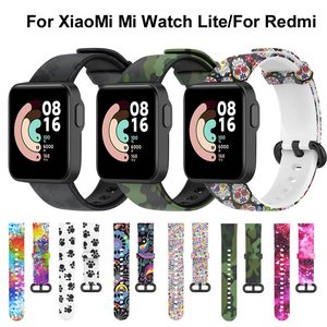 XIAOMI MI WATCH LITE 용 실리콘 밴드 스트랩 REDMI SAMRTWATCH 벨트 액세서리 시계 교체 스포츠 소프트 팔찌