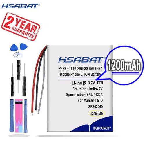 [HSABAT] 마샬 미드 블루투스 SR603040 용 1200mAh 교체 배터리