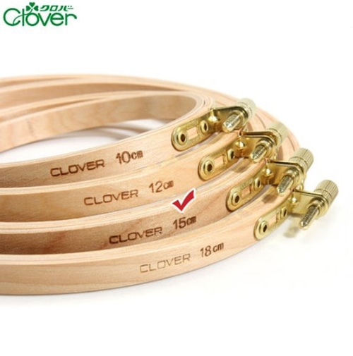 clover 크로바 원목 수틀 15cm(57-525)