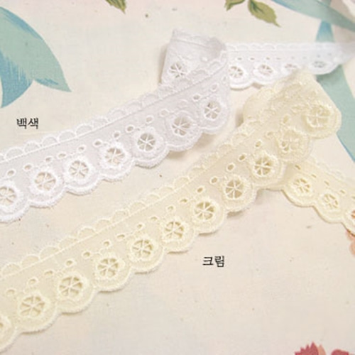 양면/테이프 lace 면레이스 마차 양면 2컬러 (L00515)