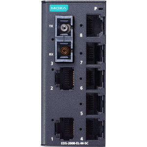 [MOXA] EDS-2008EL-M-SC 7P FX 1P Switch