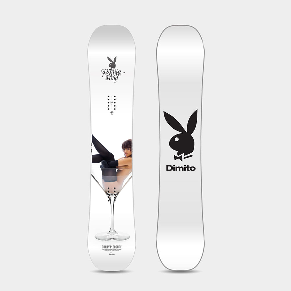 디미토 2324 PLAYBOY X DIMITO GUILTY PLEASURE SNOWBOARD 153 스노우보드 데크