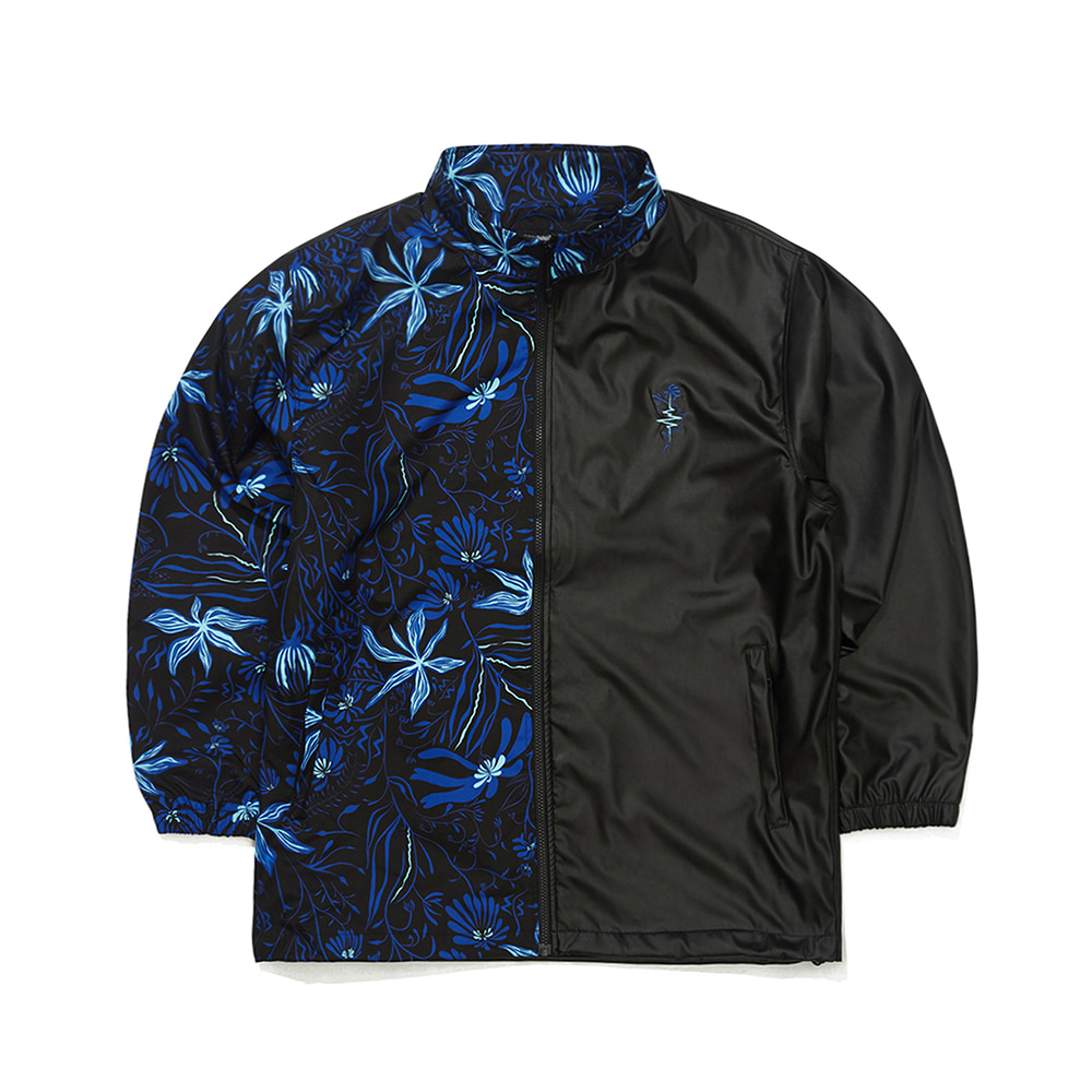 비에스래빗 2223 BSRABBIT J-BLUE FLOWER JACKET BLACK 스노우 보드복 자켓