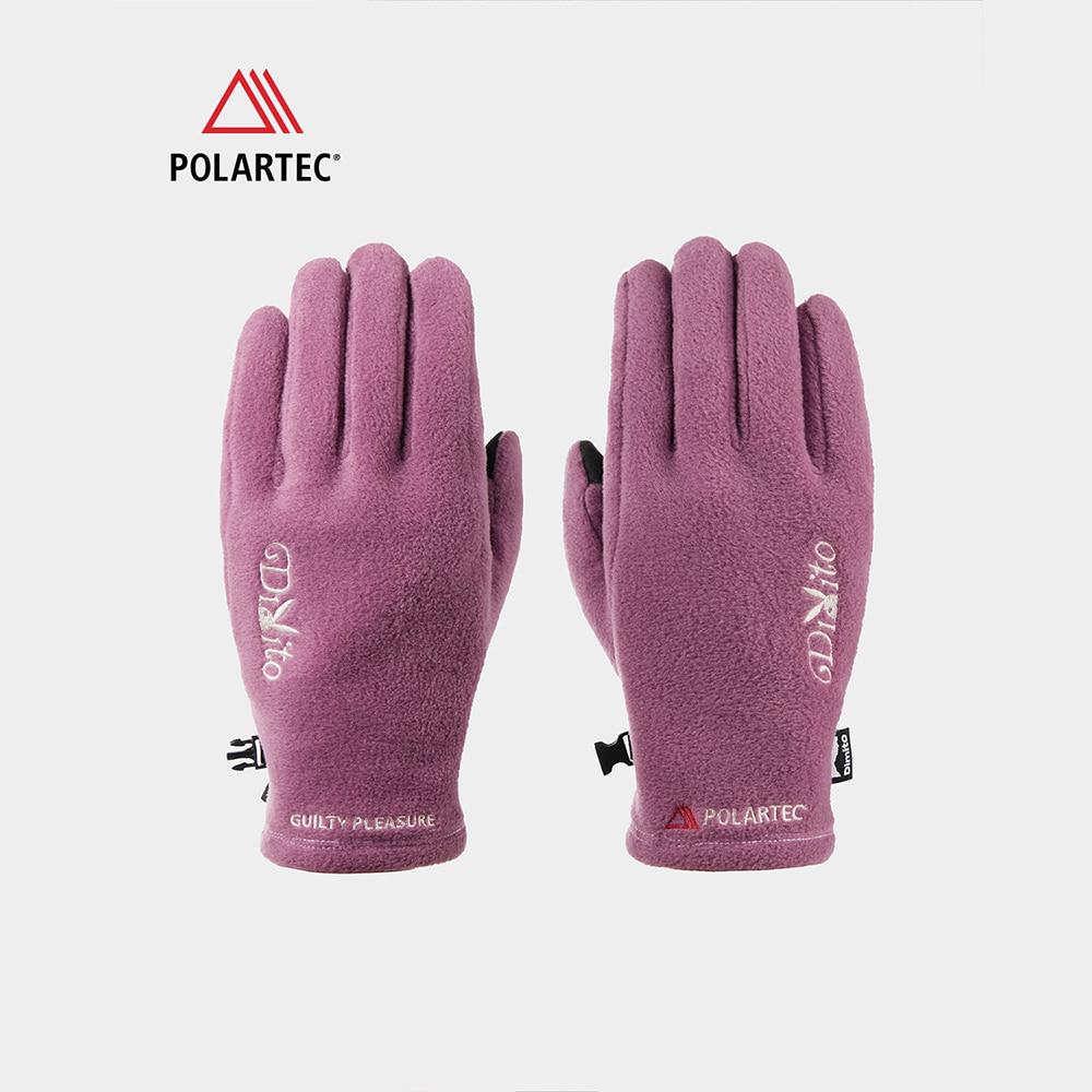 디미토 2324 DIMITO POLARTEC PLAYBOY DIMITO FLEECE GLOVES PURPLE ASH 스노우보드 장갑