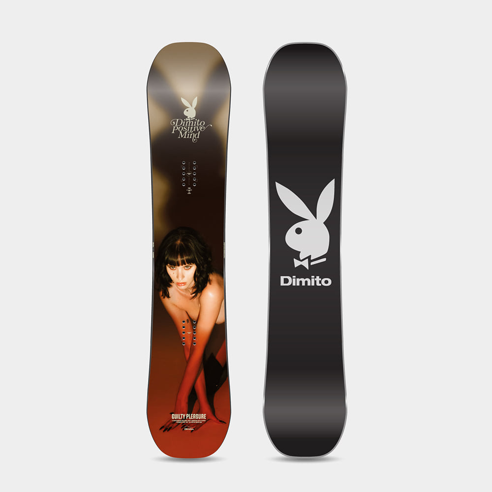 디미토 2324 PLAYBOY X DIMITO GUILTY PLEASURE SNOWBOARD 150 스노우보드 데크