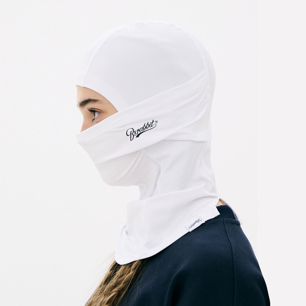 비에스래빗 2324 BSRABBIT LOGO BALACLAVA WHITE 바라클라바