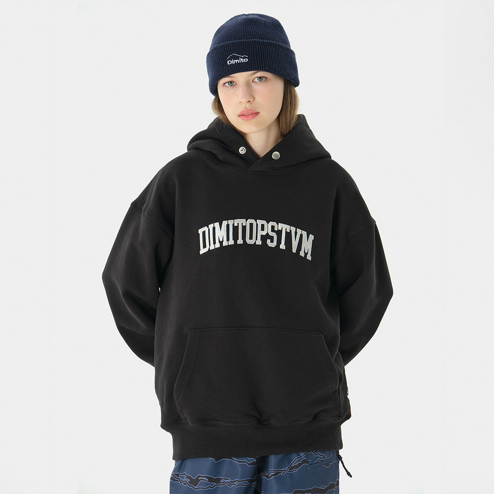 디미토 2324 DIMITO MT TEAM HOODIE BLACK 보드복후드