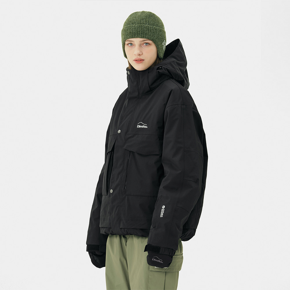 디미토 2324 DIMITO MT 2L JACKET BLACK 스노우 보드복 자켓