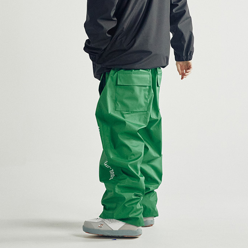 큐마일 2223 QMILE 3L TRAINGING JOGGER PANTS GREEN 스노우 보드복 조거 팬츠