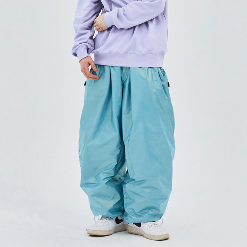 비에스래빗 2324 BSRABBIT STICK OUT SUPER WIDE VENTILATION PANTS MINT 스노우 보드복 팬츠