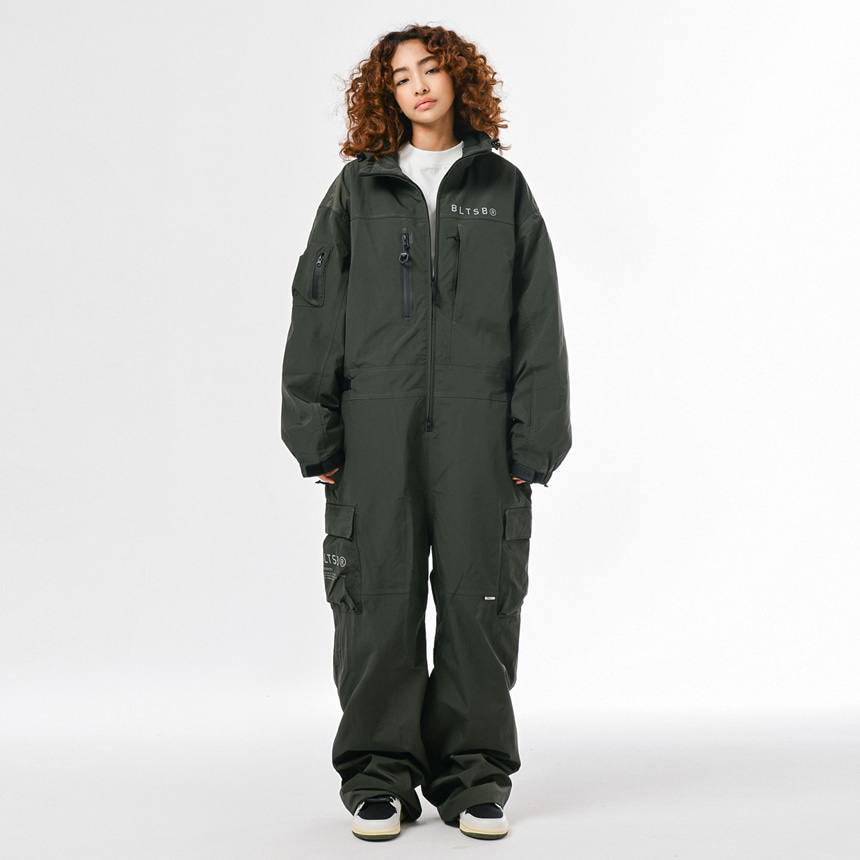 블렌트 2324 BLENT CAMPER JUMPSUIT KHAKI 점프슈트 스노우 보드복 자켓