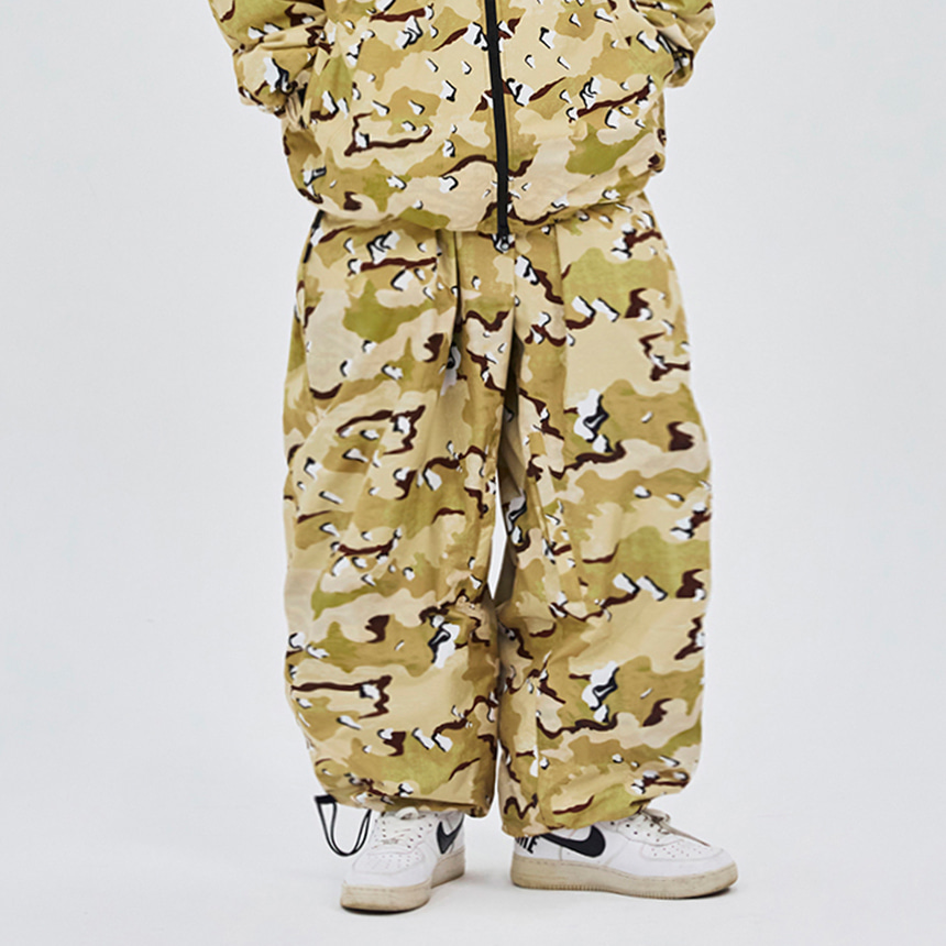 비에스래빗 2324 BSRABBIT TWAN SUPER WIDE VENTILATION PANTS DESERT CAMO 스노우 보드복 팬츠