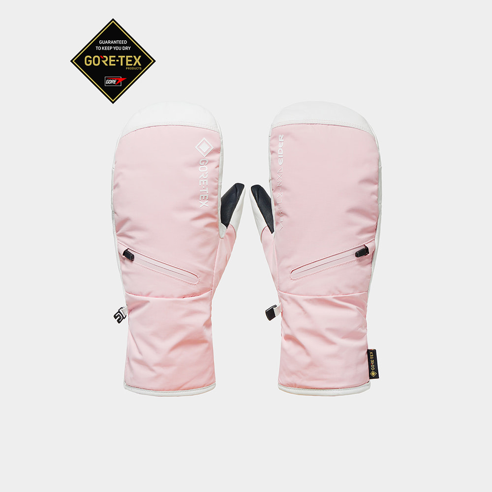 디미토 2324 DIMITO GORE-TEX (VTX X EIDER) ZIP VENT MITTEN LIGHT PINK 스노우보드 장갑