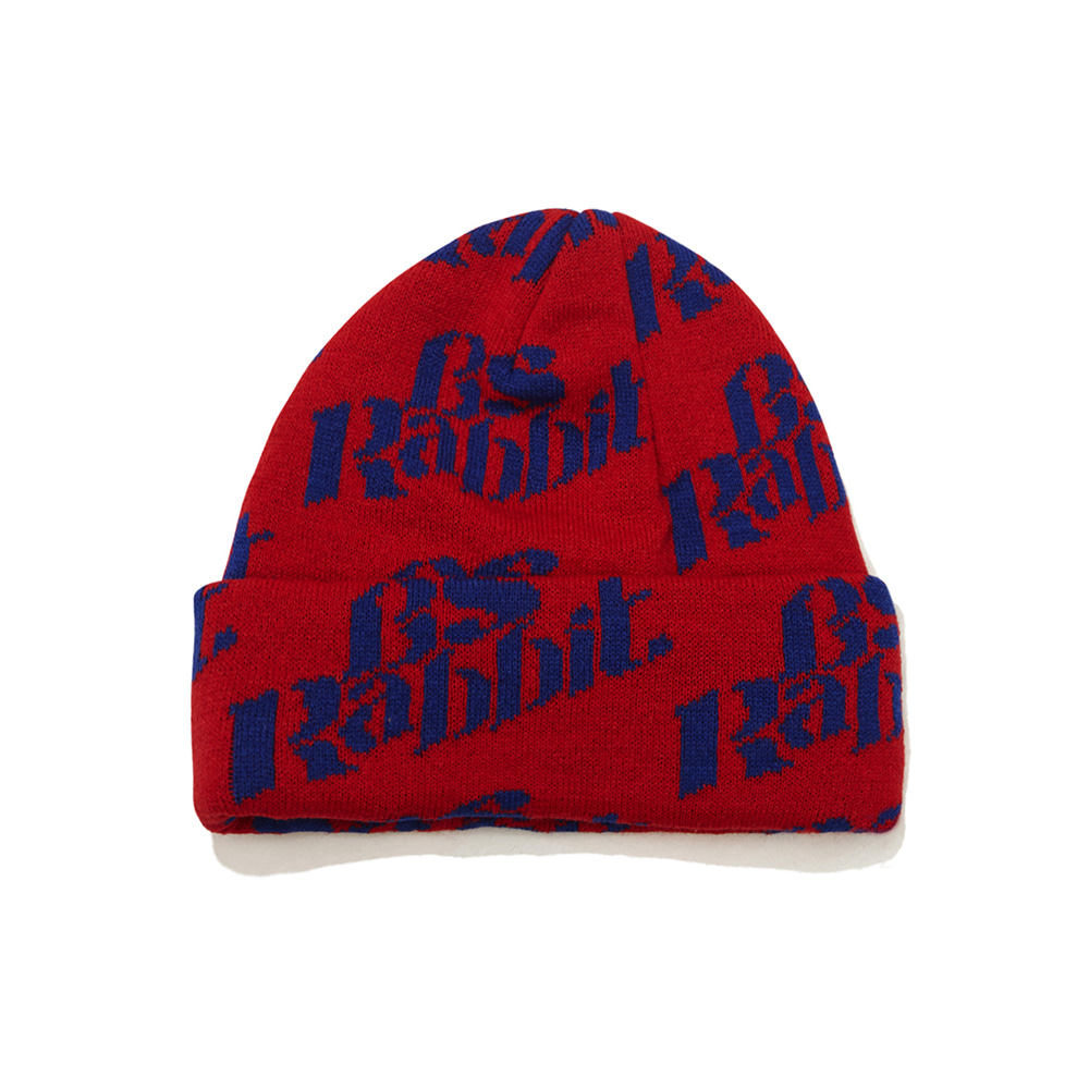 비에스래빗 2223 BSRABBIT BS PAT BEANIE RED 스노우보드 비니