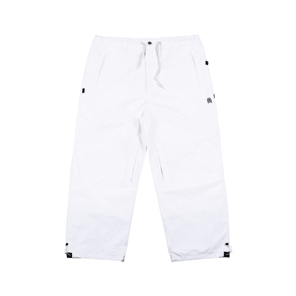 비에스래빗 2223 BSRABBIT BSR HQ SUPER WIDE VENTILATION PANTS WHITE 보드복바지