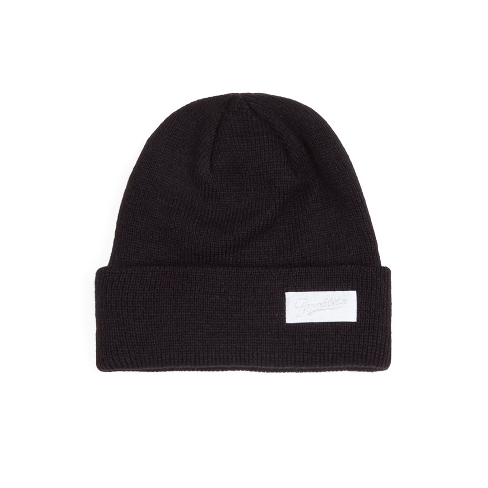 비에스래빗 2223 BSRABBIT BS GLOSSY WAPPEN BEANIE BLACK 스노우보드 비니