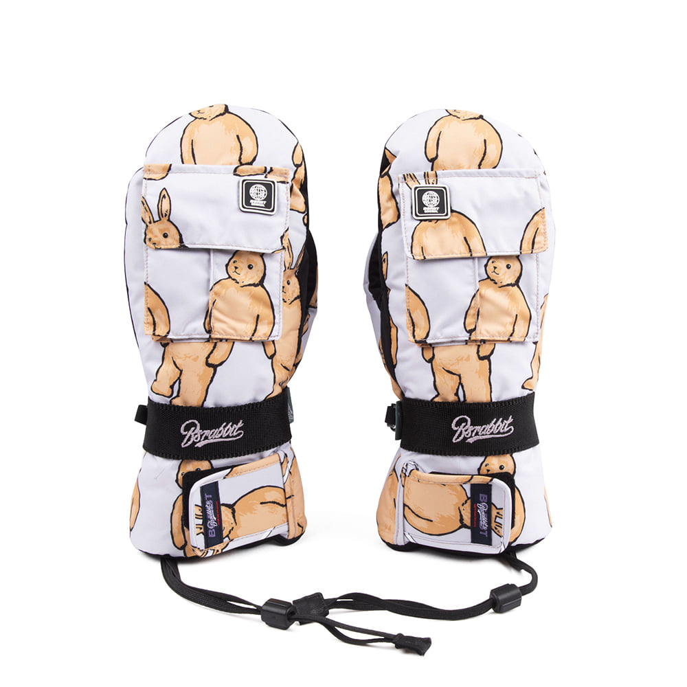 비에스래빗 2223 BSRABBIT BSR POCKET SNOWBOARD GLOVE BIG BEARRABBIT 스노우보드장갑