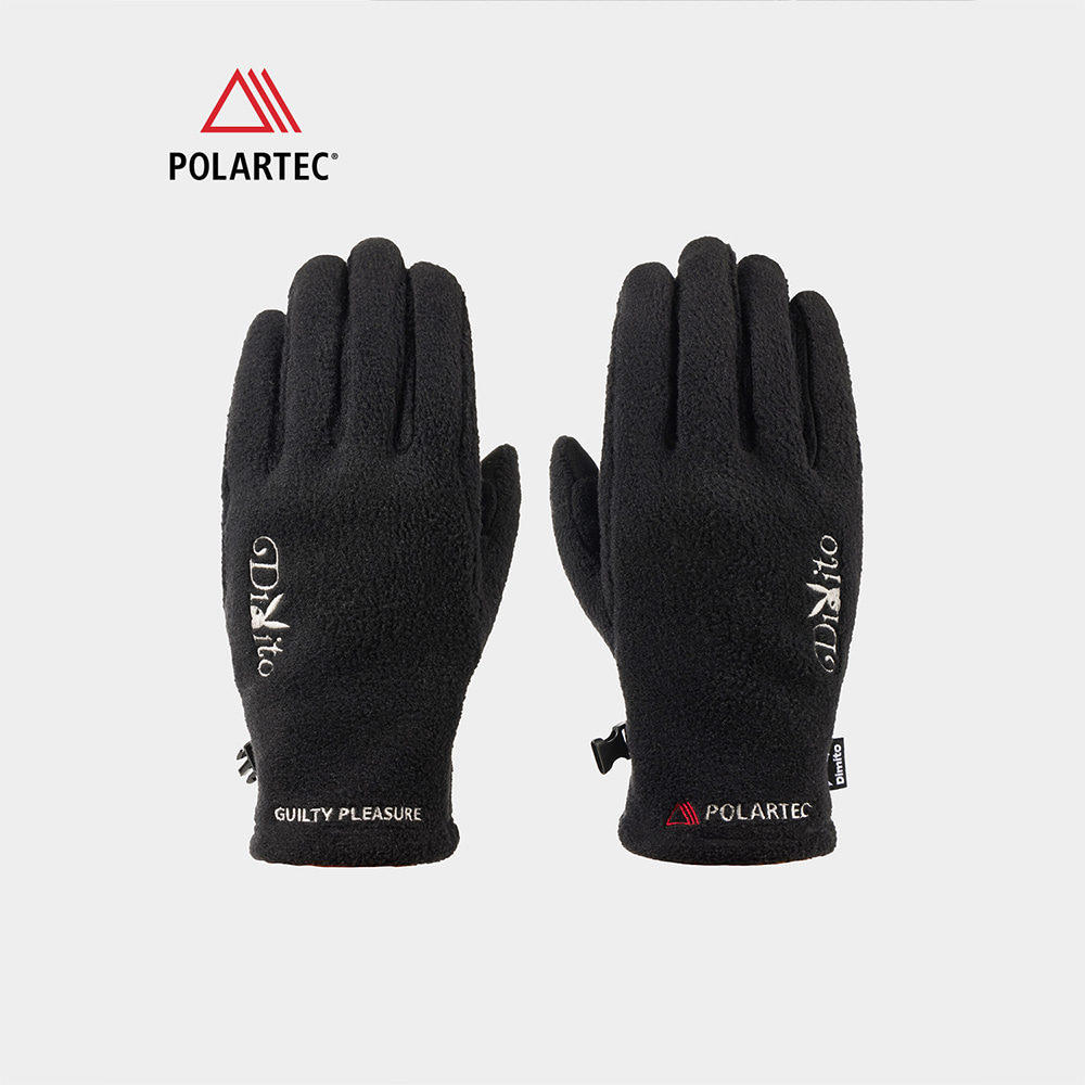 디미토 2324 DIMITO POLARTEC PLAYBOY DIMITO FLEECE GLOVES BLACK 스노우보드 장갑