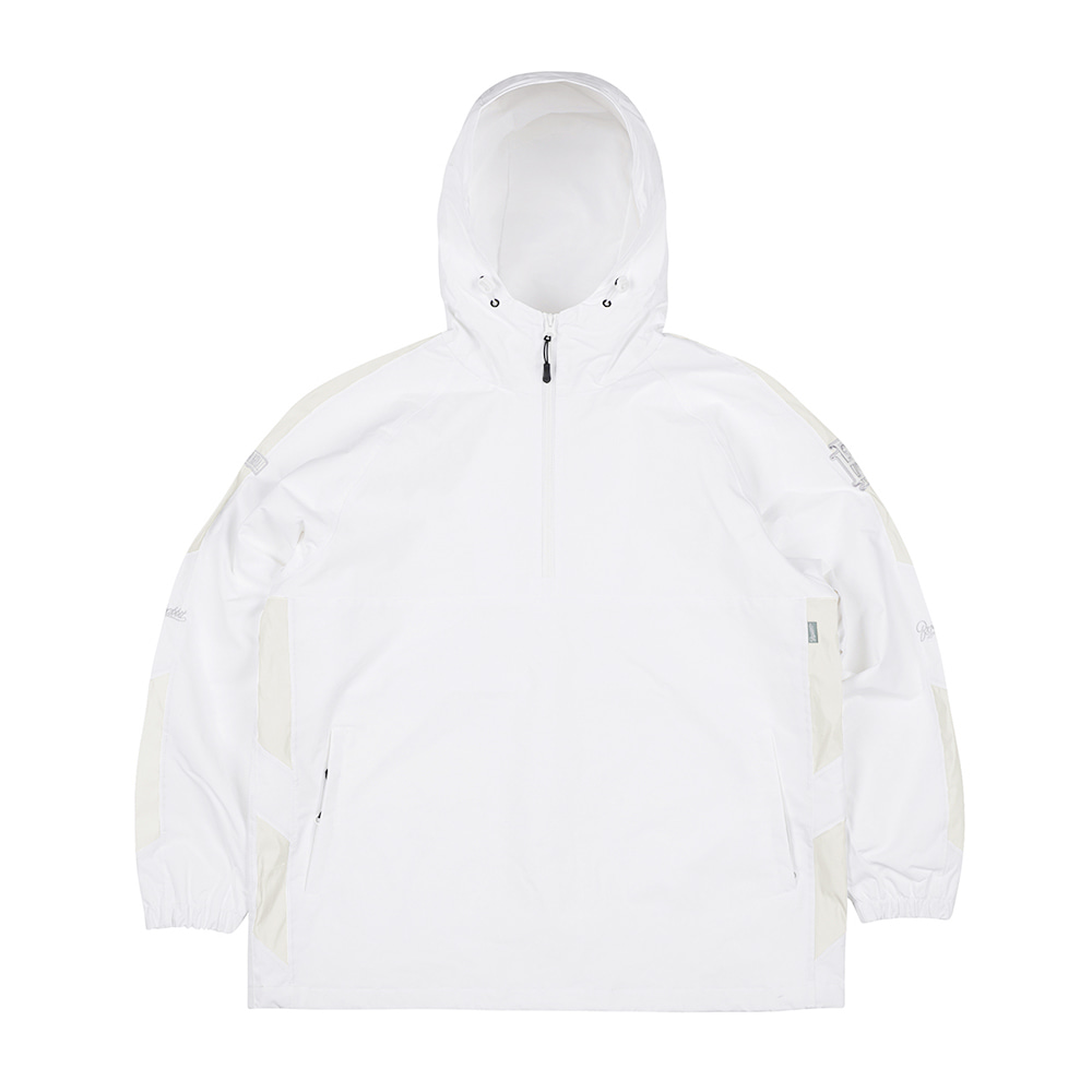 비에스래빗 2223 BSRABBIT FUTURE REFLECTIVE POINT HOODED ANORAK JACKET WHITE 보드자켓