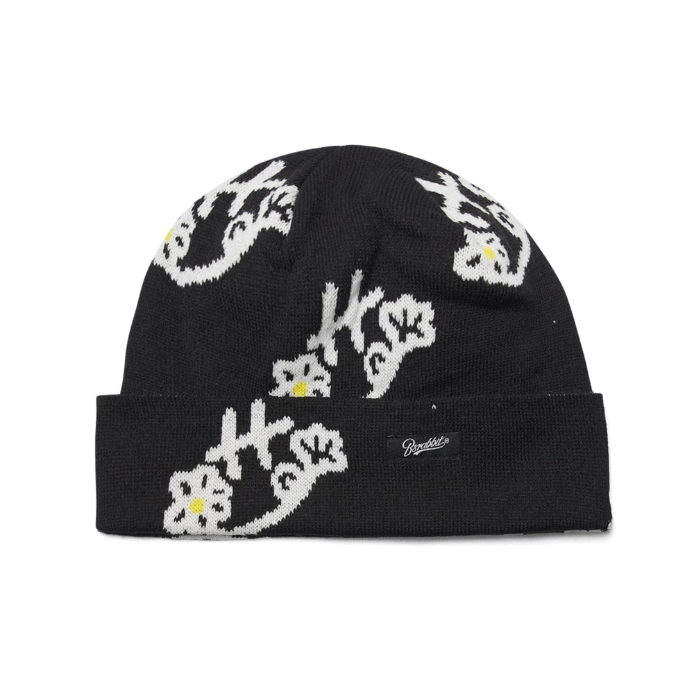 비에스래빗 2324 BSRABBIT SMILE BEANIE BLACK 스노우보드 비니