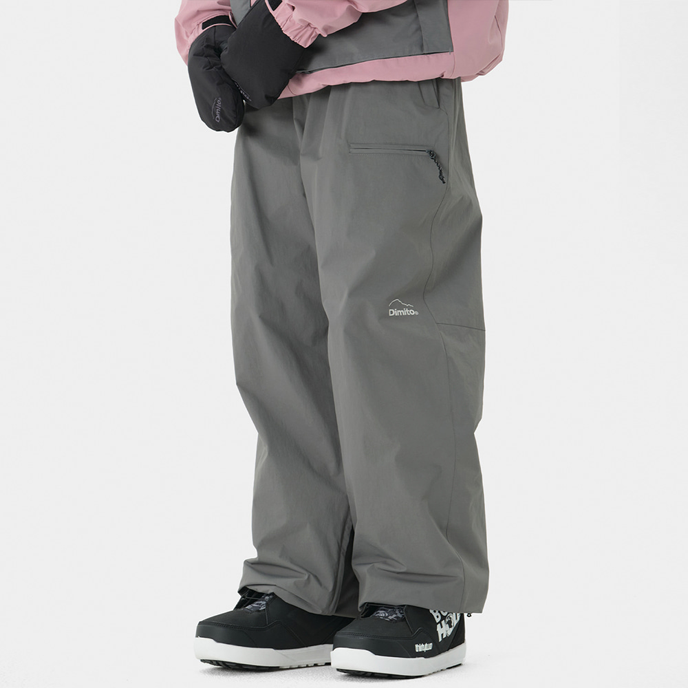 디미토 2324 DIMITO 23 AIR FORCE OS PANTS STEEL GREY 보드복바지