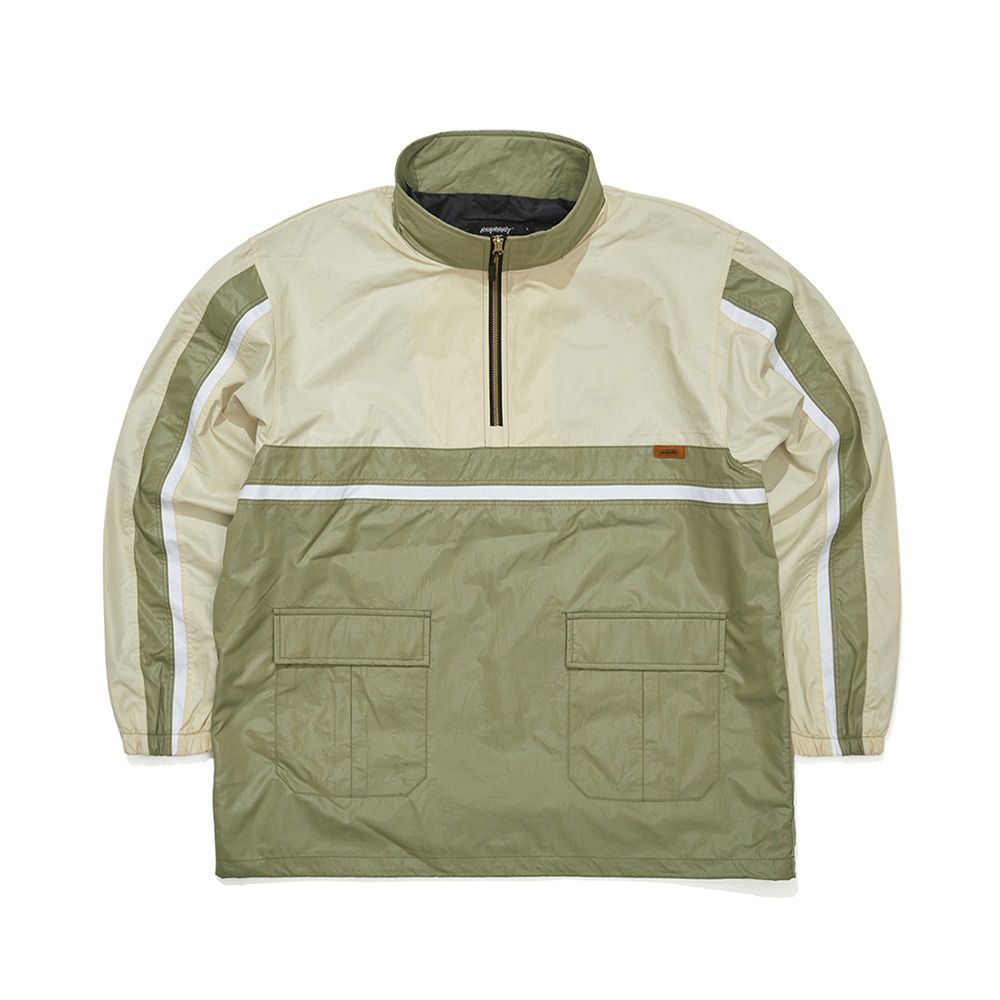 비에스래빗 2223 BSRABBIT RTR ANORAK JACKET CREAM / LIGHT KHAKI 스노우 보드복 자켓