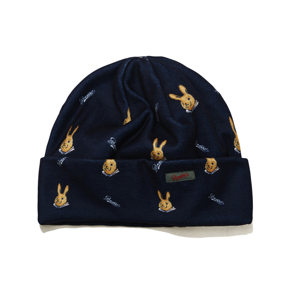 비에스래빗 2223 BSRABBIT BR PAT JERSEY BEANIE NAVY 스노우보드 비니