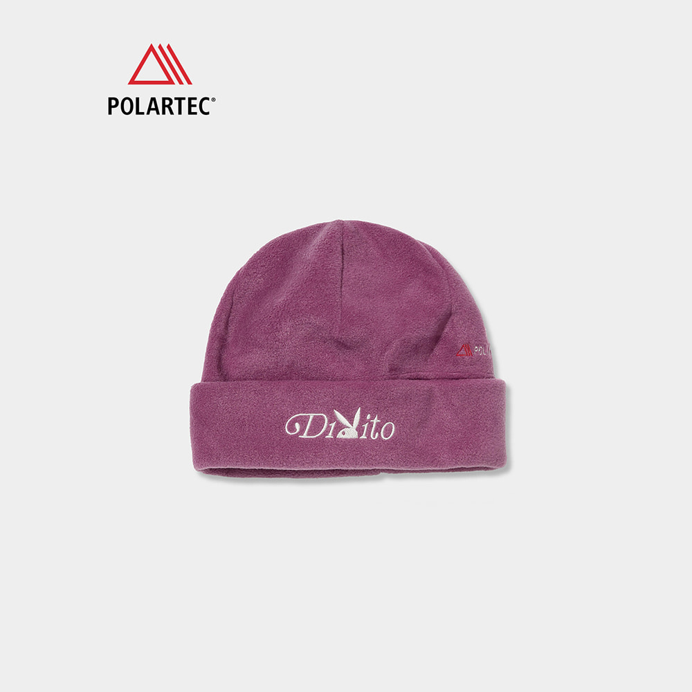 디미토 2324 POLARTEC PLAYBOY X DIMITO FLEECE BEANIE PURPLE ASH 스노우보드 비니