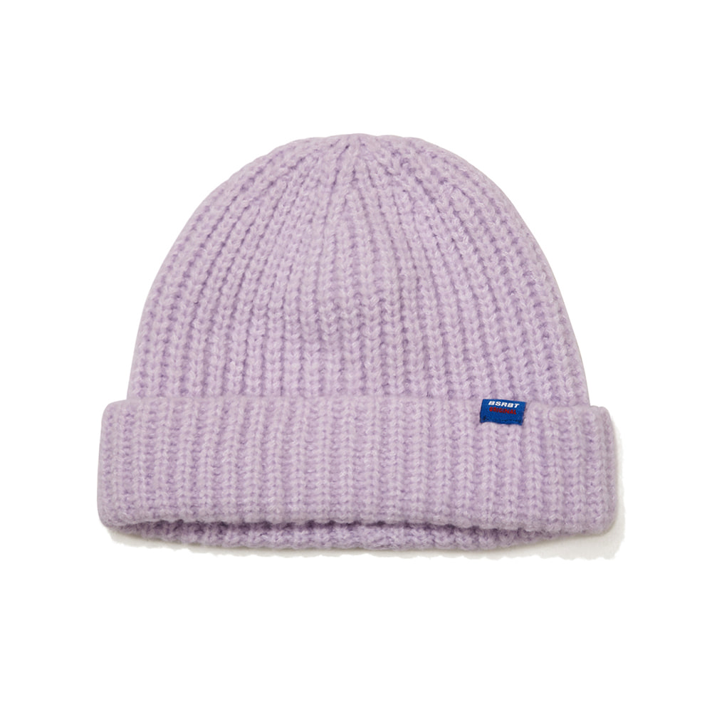 비에스래빗 2223 BSRABBIT BS TAG BEANIE PURPLE 비니