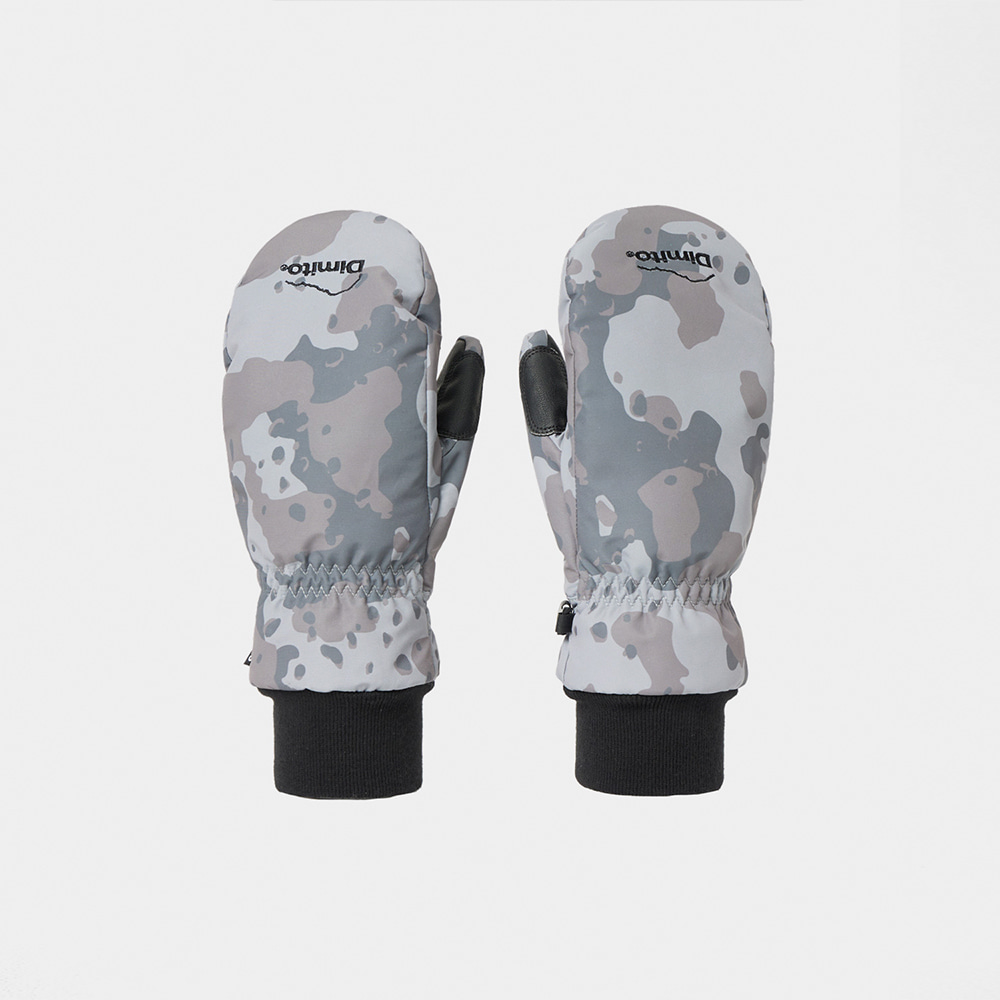 디미토 2324 DIMITO OG LOGO MITTEN DOT CAMO GREY 스노우보드 장갑