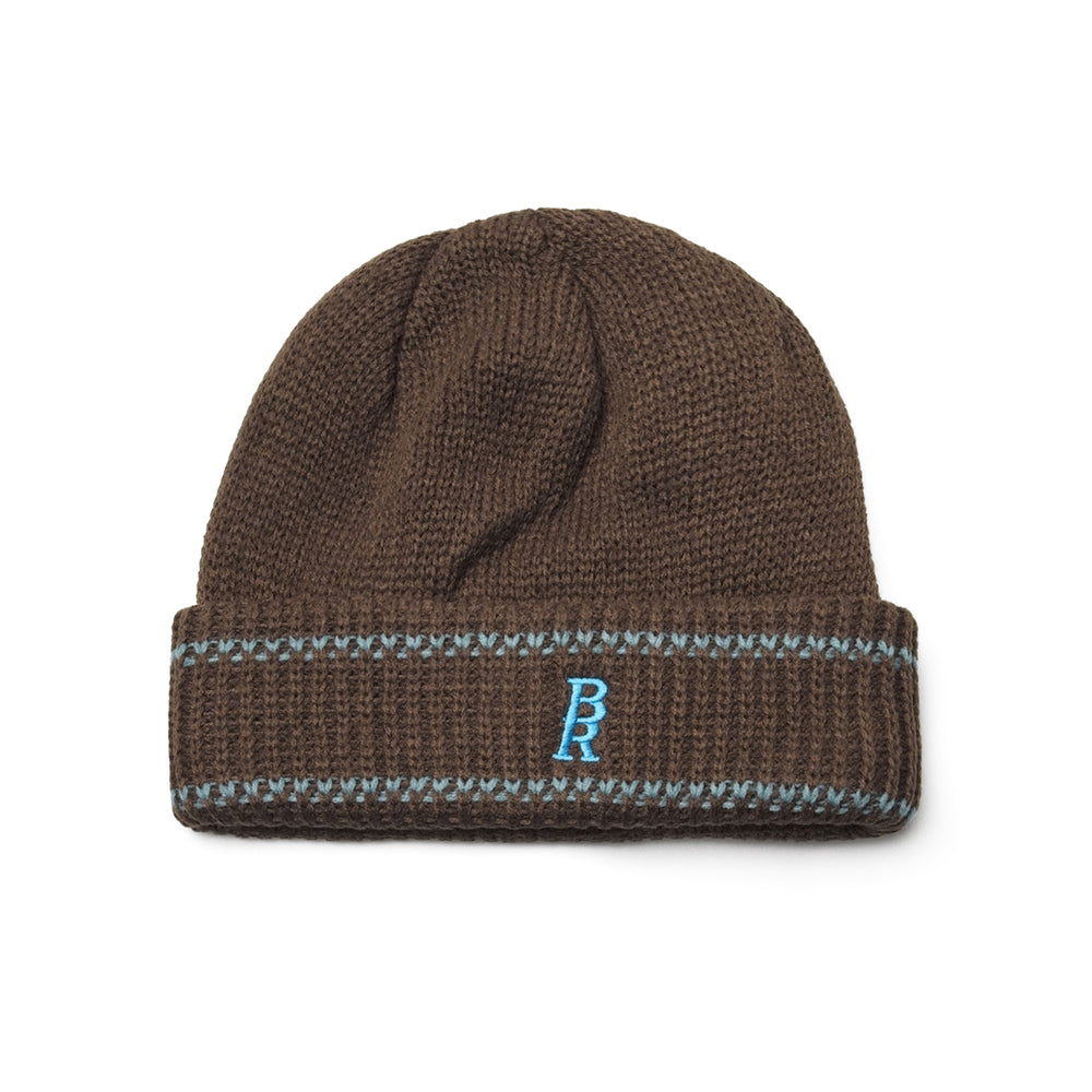 비에스래빗 2324 BSRABBIT BR LINE BEANIE BROWN 스노우보드 비니