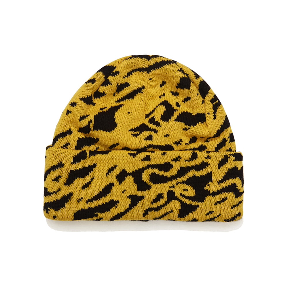 비에스래빗 2223 BSRABBIT DOODLE BEANIE YELLOW 스노우보드 비니